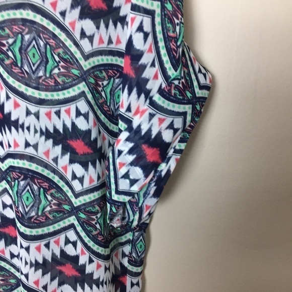[Francesca’s] Aztec Boho Print Swim Coverup - Picture 3 of 7
